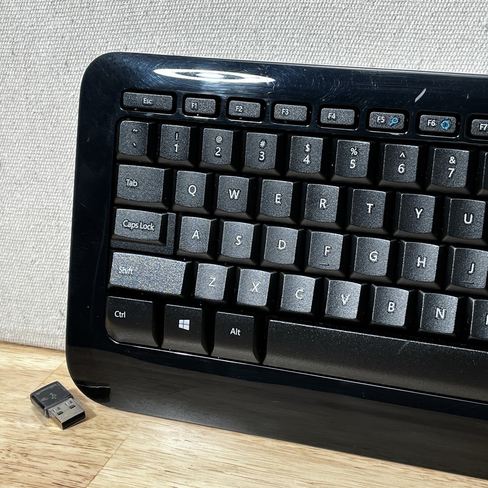 Microsoft Wireless Keyboard 850 Model 1455 USB Receiver Tested Working -‎ Read - Picture 4 of 10